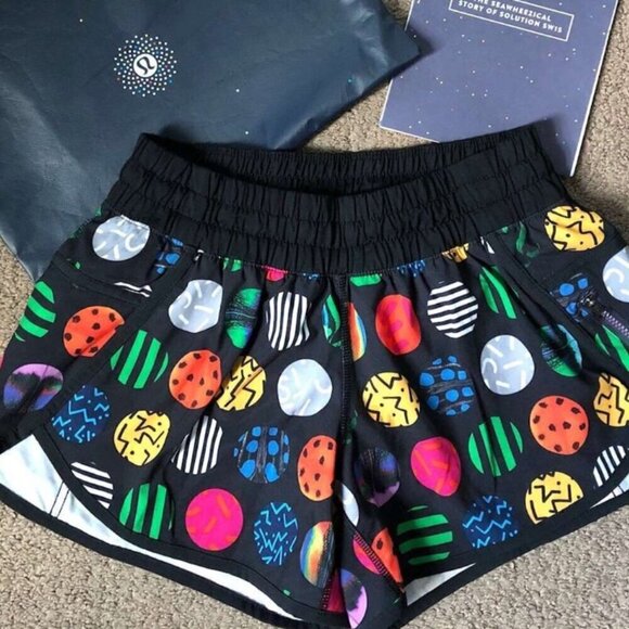 Lululemon Tracker Short III 2015 Seawheeze - PKAB / Black - Picture 8 of 8